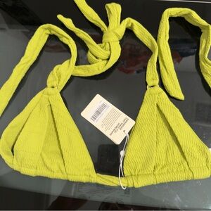 Monday Swimwear Morroco Lime Bikini Top